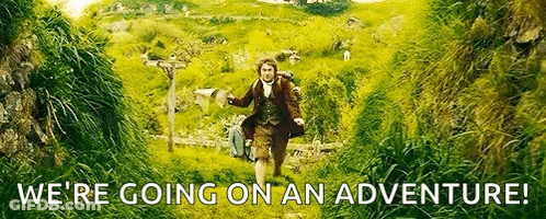 Man Running Through Grass Adventure GIF