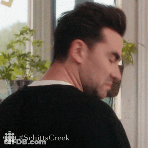Man's Back Schitts Creek GIF