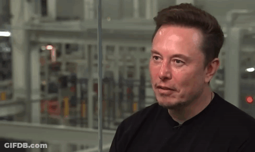 Man's Face Close Up At Glass Window GIF
