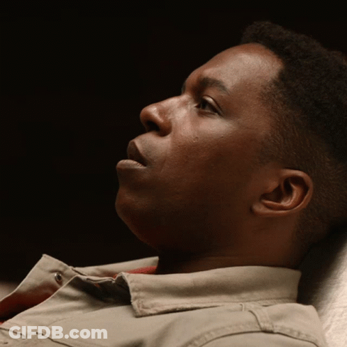 Man's Face Close Up Brown Shirt GIF