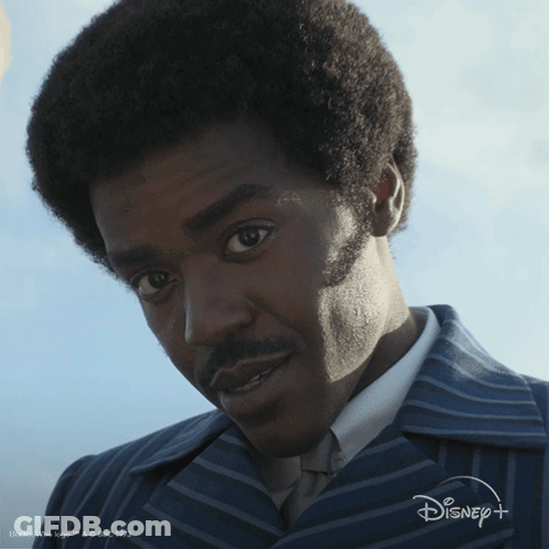 Man's Face Close Up Disney Logo GIF