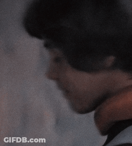 Man's Face Close Up GIF
