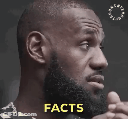 Man's Face Close Up Facts GIF