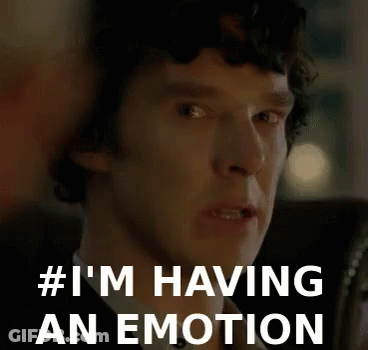Man's Face Close Up I'm Having An Emotion GIF