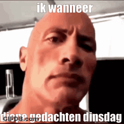 Man's Face Close Up Ik Wanneer Diepe Gedachten Dinsdag GIF