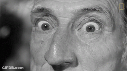 Man's Face Close Up National Geographic Logo GIF
