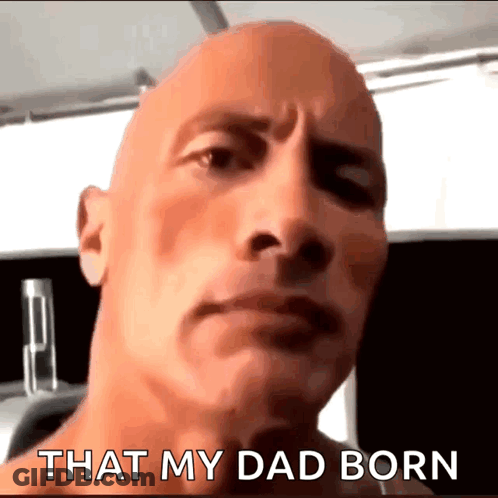 Man's Face Close Up That My Dad Born GIF