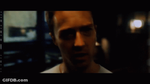 Man's Face Close Up GIF