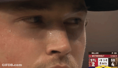 Man's Face Close Up With Miller And Wetherholt GIF