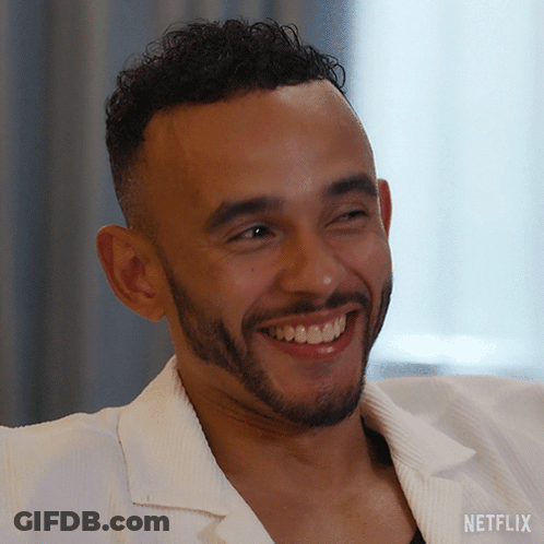 Man's Face Close Up With Netflix Logo GIF