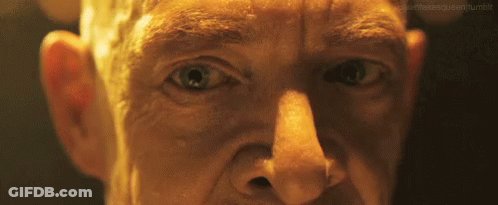 Man's Face Eyes Closed GIF