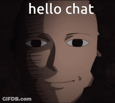 Man's Face Hello Chat GIF