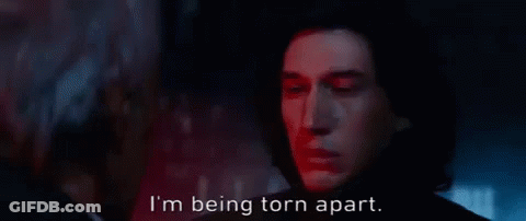 Man's Face I'm Being Torn Apart GIF