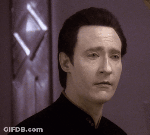 Man's Face In Black And White GIF
