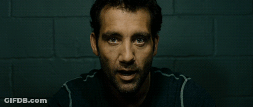 Man's Face On Liestherub Poster GIF