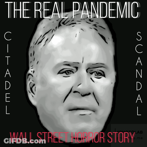 Man's Face Poster The Real Pandemic GIF