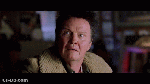 Man's Face Saying Holy Moley GIF