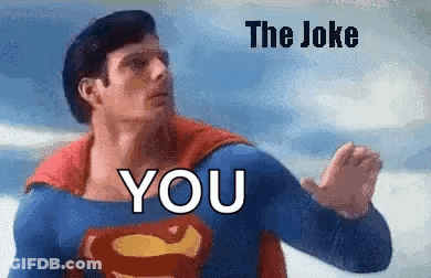 Man's Face Saying It's A Joke It Can't Hurt You GIF