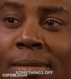 Man's Face Saying Something's Off GIF