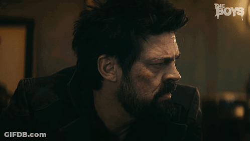 Man's Face Saying The Boys GIF