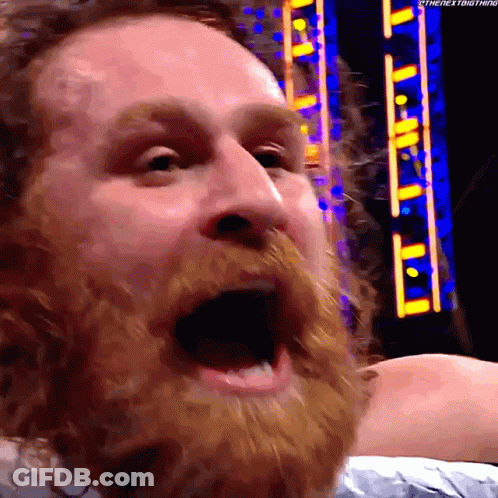 Man's Face Saying The Next Thing GIF