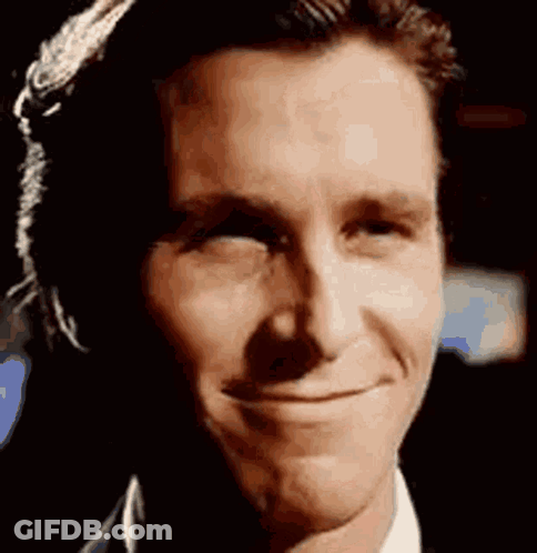 Man's Face Smiling Close Up GIF