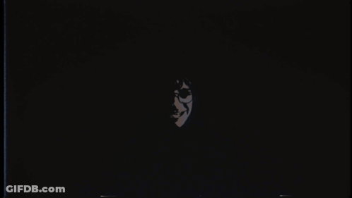 Man's Face Surrounded By He And Him GIF