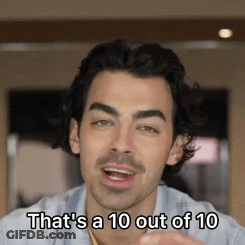 Man's Face That's A 10 Out Of 10 GIF