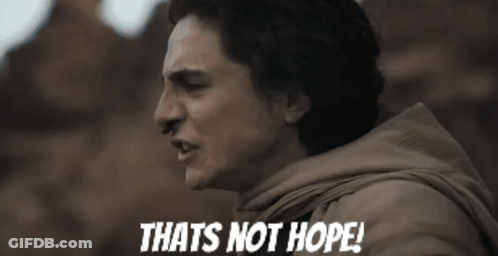 Man's Face That's Not Hope GIF