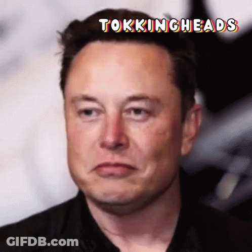 Man's Face Tokingheads GIF