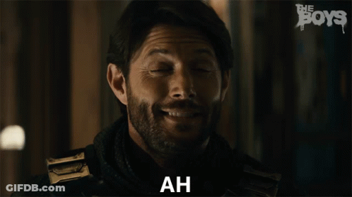Man's Face With Ah GIF