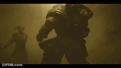 Man's Face With Blue Helmet GIF
