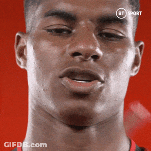 Man's Face With BT Sport GIF