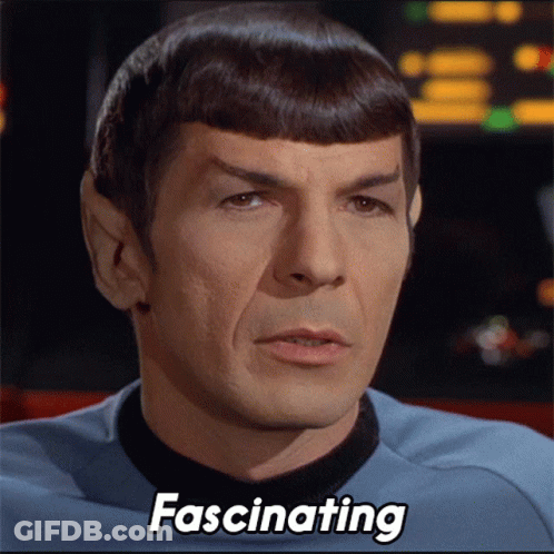 Man's Face With Fascinating Text GIF