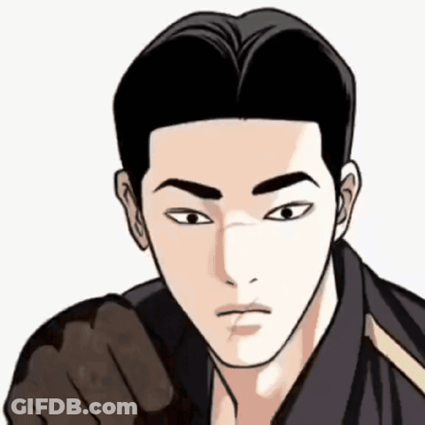 Man's Face With Fist GIF