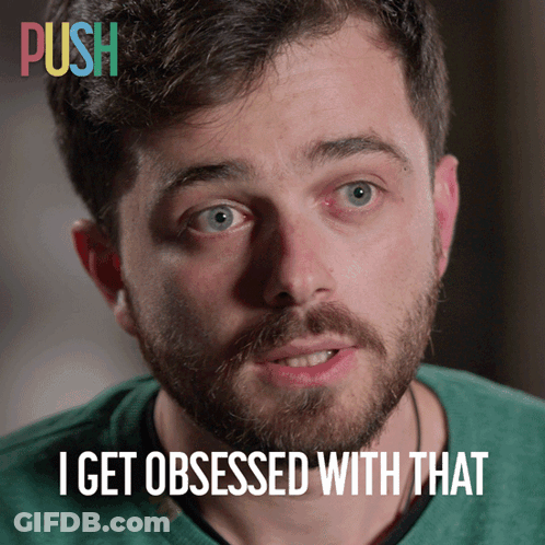 Man's Face With I Get Obsessed With That GIF