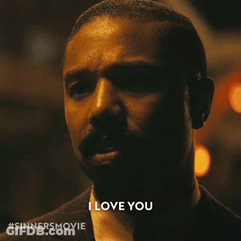 Man's Face With I Love You GIF
