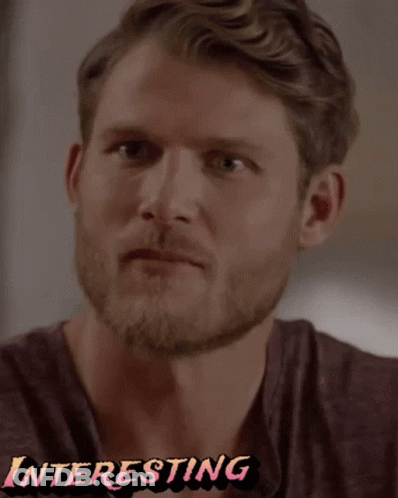 Man's Face With Interesting GIF