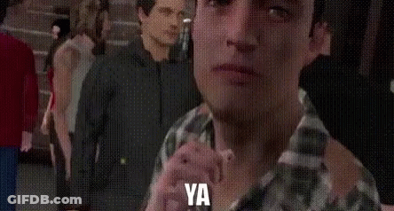 Man's Face With Jazz Caption GIF