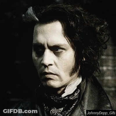 Man's Face With Johnny Depp GIF