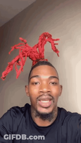 Man's Face With Kepler GIF