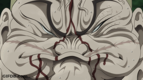 Man's Face With Letter U GIF