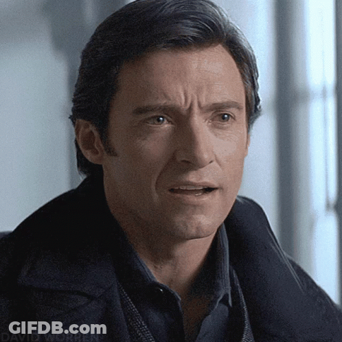 Man's Face With Name David Worren GIF