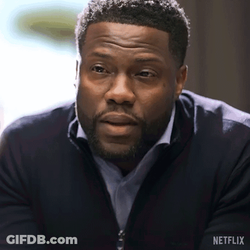 Man's Face With Netflix Logo Close Up GIF