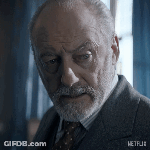 Man's Face With Netflix Logo GIF