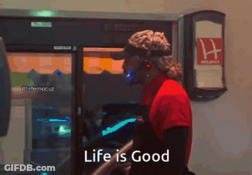 Man's Face With Noo00000 GIF