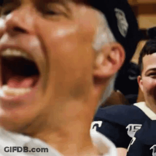 Man's Face With Number 15 On Jersey GIF
