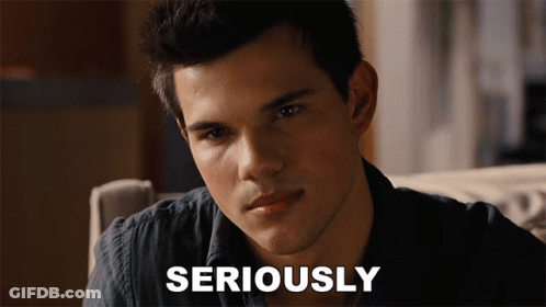 Man's Face With Seriously Above GIF