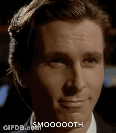 Man's Face With Smooooooth GIF