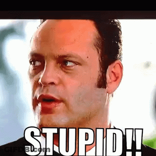 Man's Face With Stupid GIF